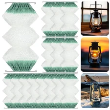 15 Pieces Lantern Mantles, 3-Layer Gas Lamp Mantles, Gas Lantern Mantles, Pro...