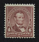 CKStamps: US Stamps Collection Scott#280 4c Lincoln Mint LH OG