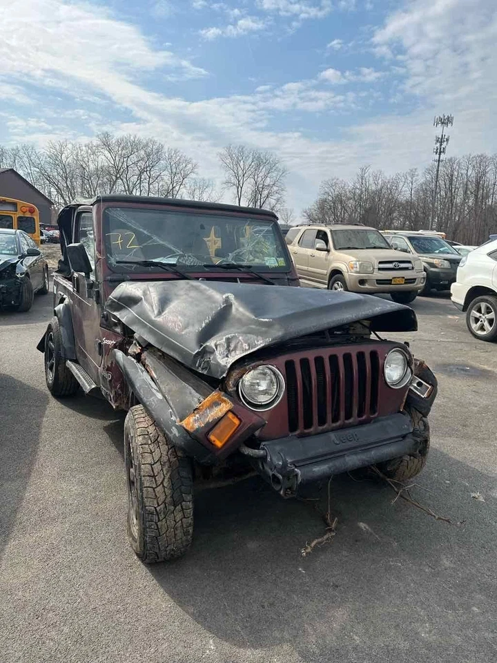 00 01 02 JEEP WRANGLER Air Conditioning AC Compressor - Image 2 of 4