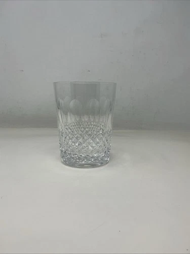 VINTAGE WATERFORD CRYSTAL COLLEEN DOUBLE OLD FASHIONED TUMBLER GLASS (322)