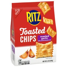RITZ Toasted Chips Roasted Garlic Crackers 8.1oz