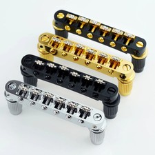Guyker Tune-O-Matic Roller Saddle Guitar Bridge For LP SG 6 String Guitars GM005
