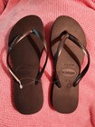 Havaianas Flip Flops Womens black *Original* US 7/8 EU 39/40 BR 37-38 Brand New — photo 1