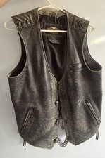 Gilet cuir moto Harley-Davidson M