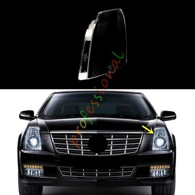 For Cadillac SLS 2007-2012 Left Side Headlight Replace Lens Cover + Sealant