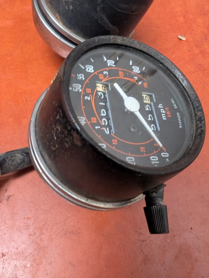 Honda cm400E 1981 medidores velocímetro indicadores de velocidad cm 400 OEM Foto 3 de 4