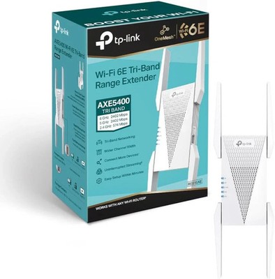 TP-Link AXE5400 Mesh WiFi E6 Range Extender mit EasyMesh, WPA3 - RE815XE