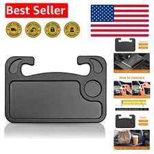 Waterproof Steering Wheel Tray with Cup Holder - Perfect for On-the-Go Meals