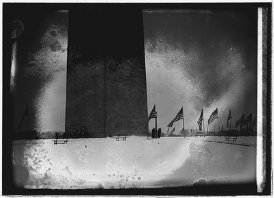 Photo:Exercises at Monument Washington DC Feb 22 1921