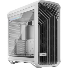 Fractal Design Torrent Mid-Tower Case with Clear Tempered Glass Side Panel White