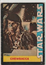 Vintage Star Wars Chewbacca 1977 Wonder Bread #9 Nine Trading Card