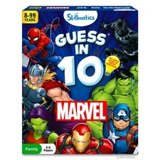 Skillmatics Guess in 10 Marvel, Card Games, Christmas Stocking Stuffers for B...
