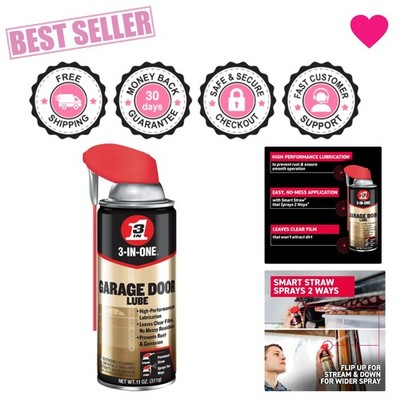 High Performance Garage Door Lubricant Spray - Prevent Rust & Corrosion