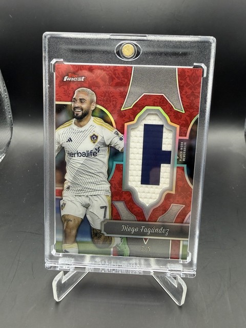 2024 Finest Fabric Relic MLS Diego Fagundez Red Patch /5