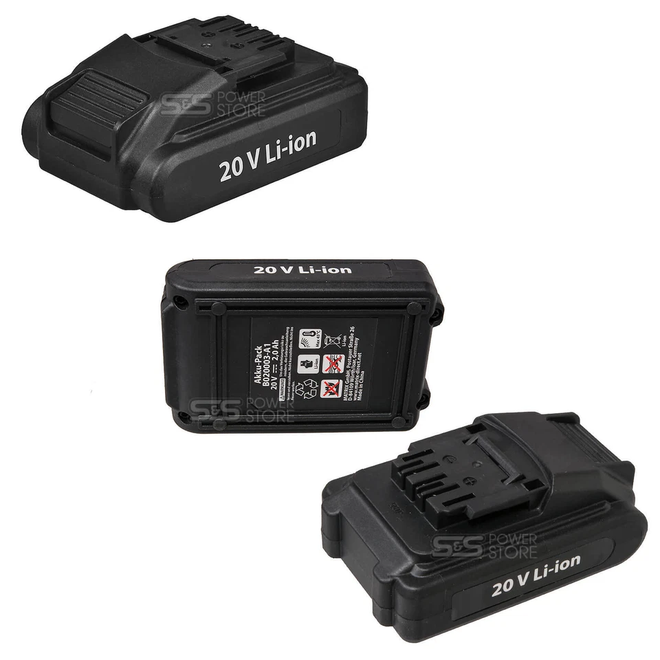 Akkuschrauber Matrix AKN 20-1 V Li 2 Akkus 2,0 Ah Bohrschrauber Schrauber Koffer - Bild 3 von 4