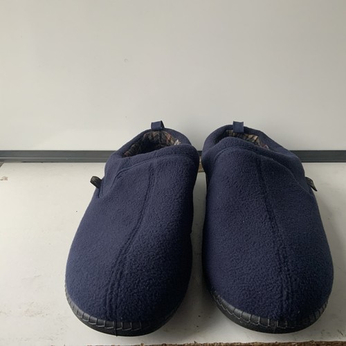 DR KELLER MENS CHECK MEMORY FOAM SLIP ON HARD SOLE MULE SLIPPERS UK SIZE 7-12 - Picture 2 of 4