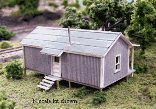 BLAIR LINE SCALA 1/87 HO AZIENDA CASA miniera carbone città, kit legno taglio laser 176 - Foto 2 di 2