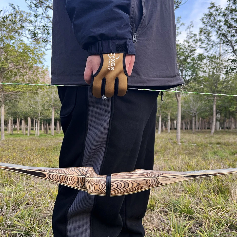 60" 62" 64" Takedown Longbow 20-50lbs Wood Riser Archery Traditional Bow Hunting - Image 4 of 4