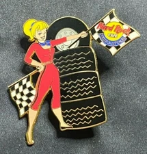 Hard Rock Cafe Indianapolis - Pit Crew Tire Girl "Michelle" Pin - Pin Pals