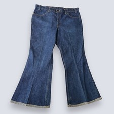 Vintage 70s Levi  s 684 Big Bells Bell Bottoms Orange Tab Flare Leg Jeans 36 X 29