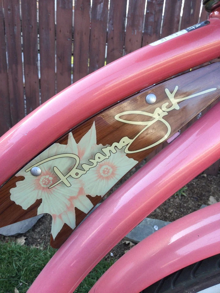 Bicicleta Crucero Playa Huffy Panama Jack 26" Rueda Mujer - Coral con Portaequipajes Trasero Foto 4 de 4