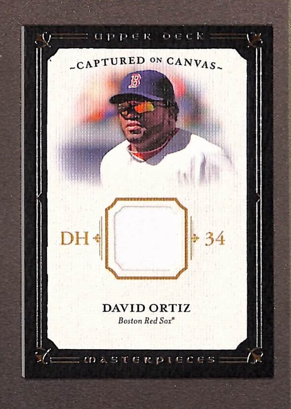 2008 Upper Deck Masterpieces Captured on Canvas #CC-DO David Ortiz