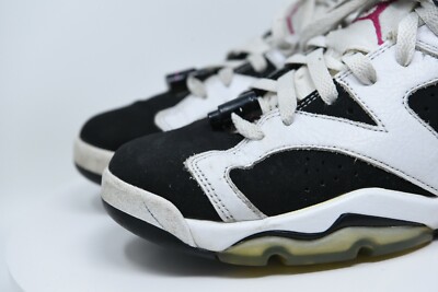 NIKE Air Jordan 6 Retro Low GG 'Fuchsia' (White-Pink) 768878-107