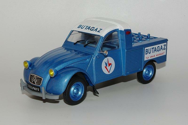 Citroën 2CV Pick-up Butagaz échelle 1/24 maquette de prestige finitions d'art