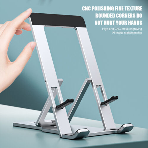 Premium Aluminium Desk Table Stand Holder for Mobile Phone Tablet iPhone iPad UK - Picture 7 of 15