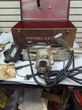 Used Mall Door Plane 10650C With Sharpener and Case Tested and Working