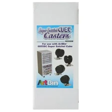 Set of 4 Casters for use with Artbin Super Satchel Cube
