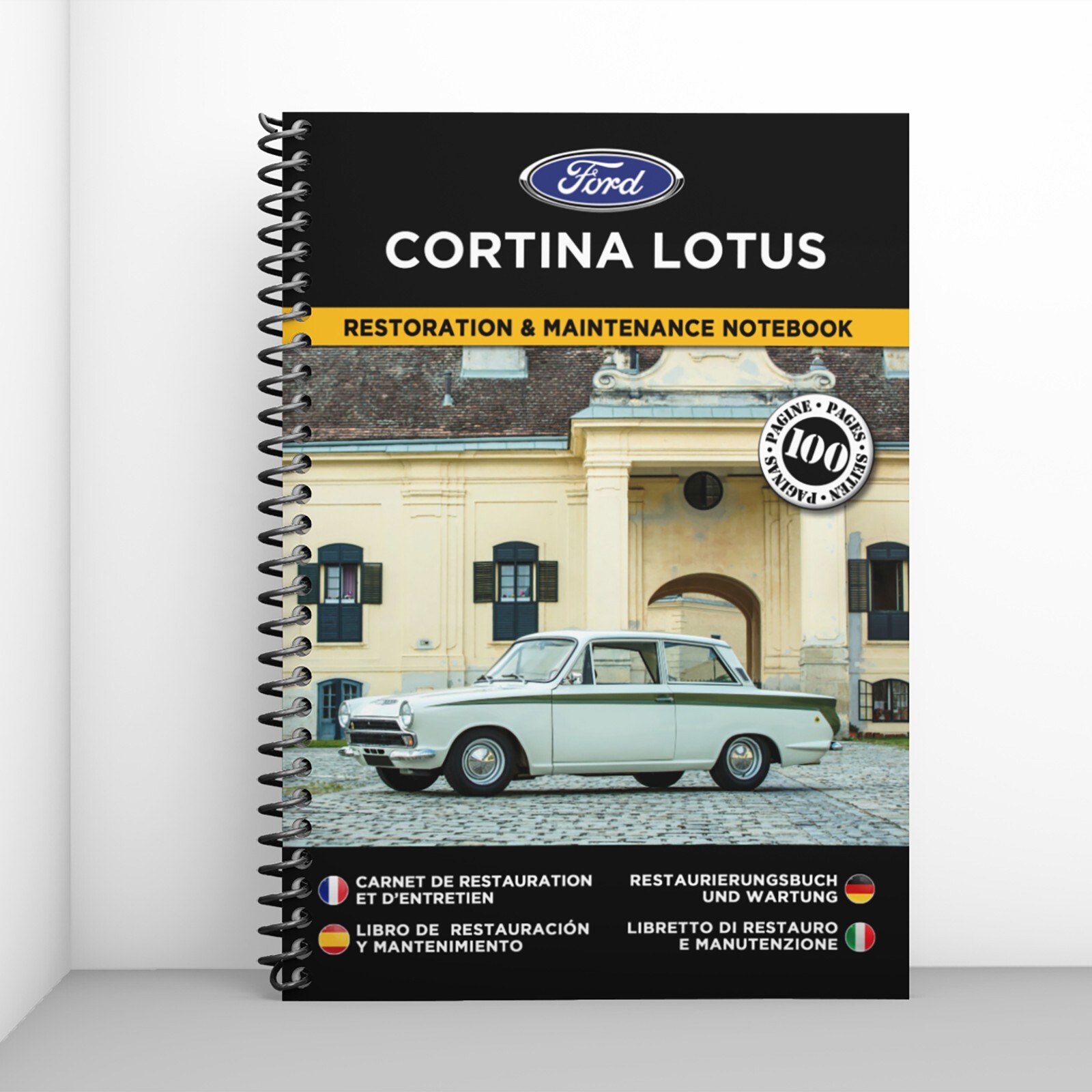Livre de bord Ford Cortina Lotus pour organiser et réussir la rénovation de votre mécanique