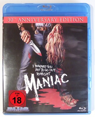 Maniac - 30th Anniversary Edition -  BluRay Uncut FSK18