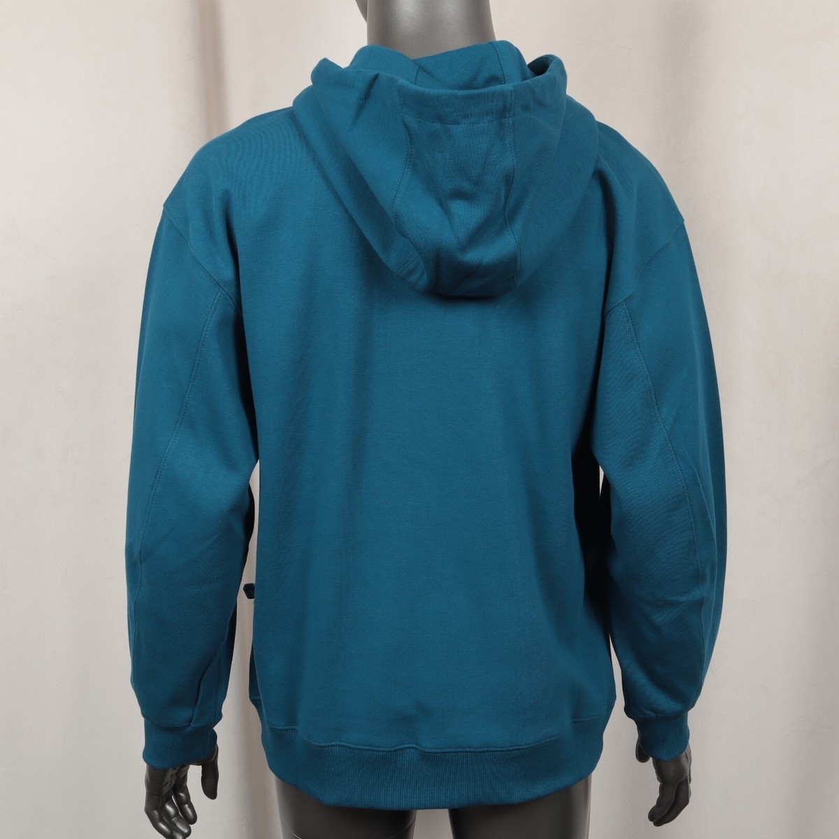 ★Adererror★Mixed Fabric Hoodie Gray Embroidered-Logo Hoodie by ADER error on Sale