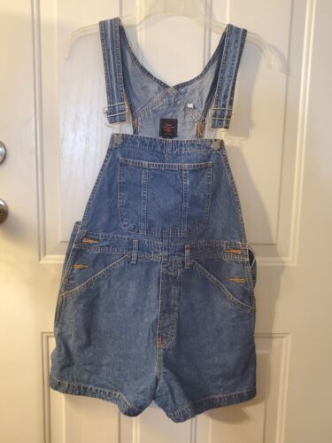Y2K Vintage 90's Women's Junior's American Eagle Overalls Shorts Size Medium USA