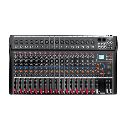 16 Channel Mixing Console Sound USB Bluetooth Live Studio Audio Mixer