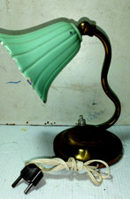 MODERNARIATO - LUME DA COMODINO IN METALLO ANNI 50