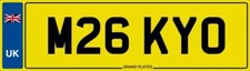 MICKY O NUMBER PLATE M26 KYO PRIVATE REGISTRATION - MICK MIKE MICHAEL MICKEY MIC