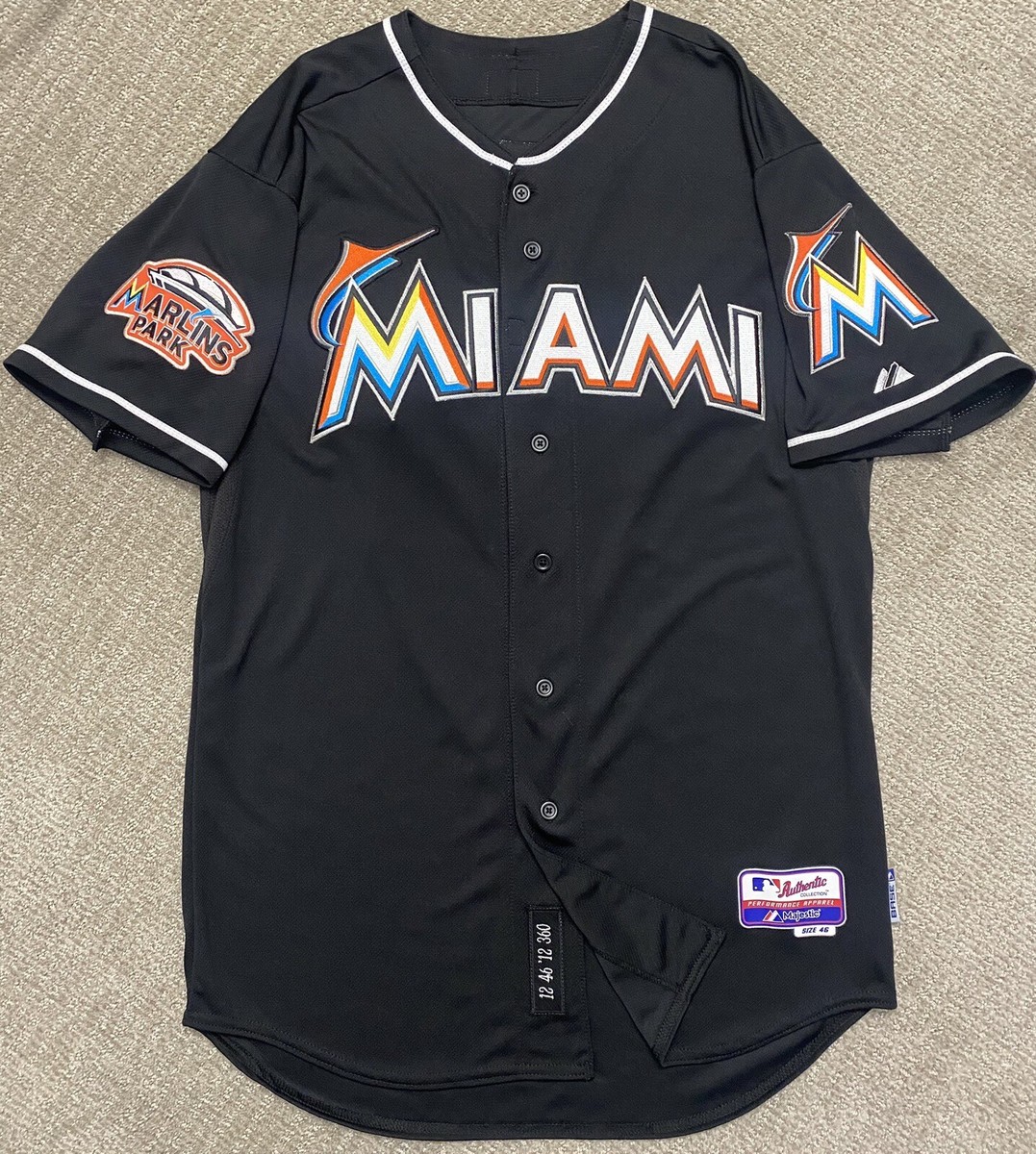 MIAMI MARLINS ユニフォーム 2012 Miami Marlins Omar Infante Team Issued Jersey | eBay