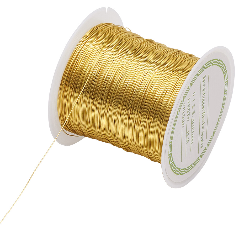 Craft Wire The Beadsmith Wire Elements 26-Gauge Lacquered Tarnish ...