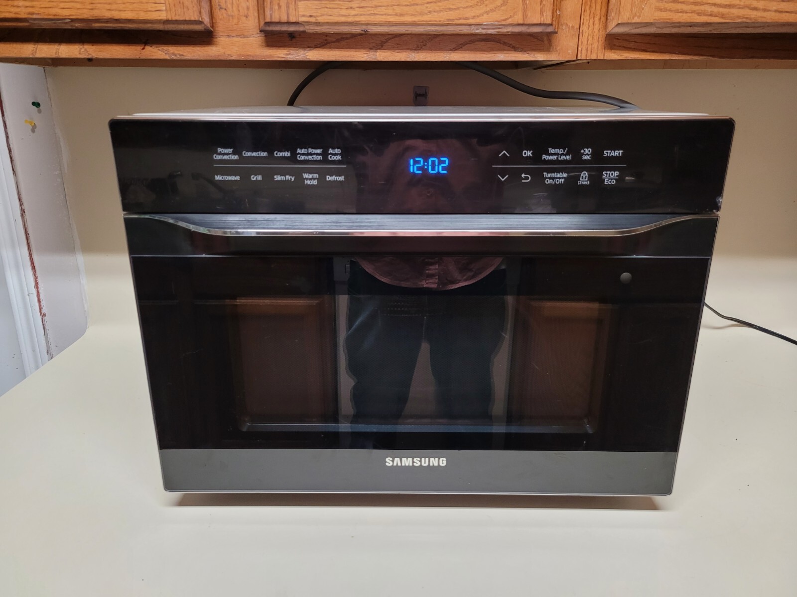 Samsung MC12J8035CT 1.2 cu. ft. Counter Top Convection Microwave eBay