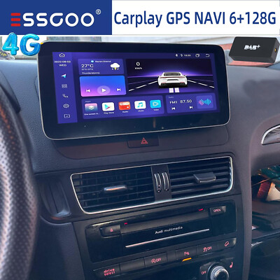 Für Audi Q5 8R 2009-2016 4G LTE Carplay Android 14 Autoradio 8-Kern 128G GPS DAB