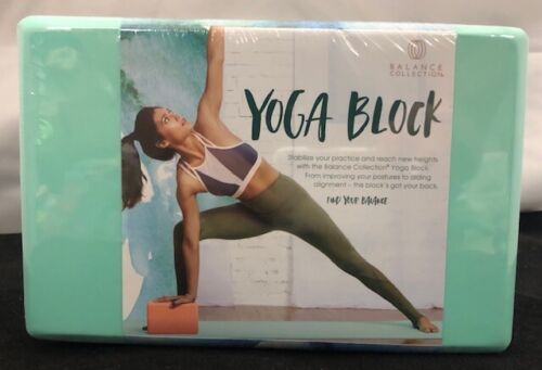 Balance Collection Yoga Block TEAL *NEW* Foam Block - Picture 1 of 4