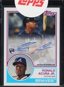 レア 2018 Topps Silver Pack RC ロナルド・アクーニャ レア 2018