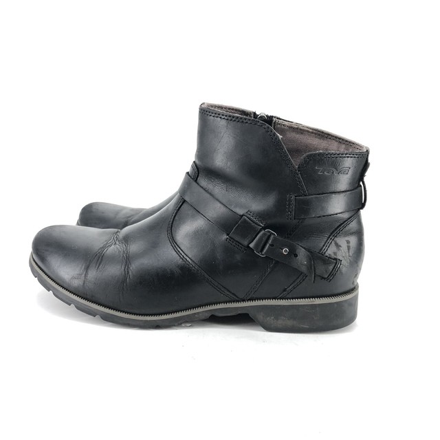 teva black booties