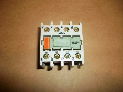 SPRECHER + SCHUH CS 3-P ZUSATZKONTAKTBLOCK 660V 16A