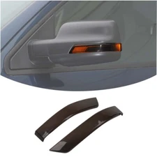 For Ram 1500 2018+ Rearview Mirror Signal Light Accessories Covers Smoked Black