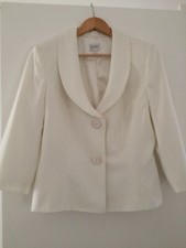 Kaliko Ladies Size 14 Cream Blazer (3/4 Length Sleeve)