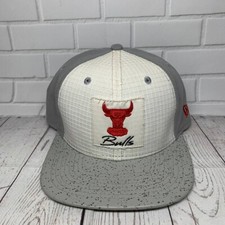 Chicago Bulls NBA 9Fifty New Era Hat Snapback Cap Gray Men Air Jordan