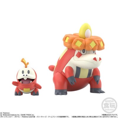 Pokemon Scale World Paldea Region Fuecoco Crocalor 1/20 Figure